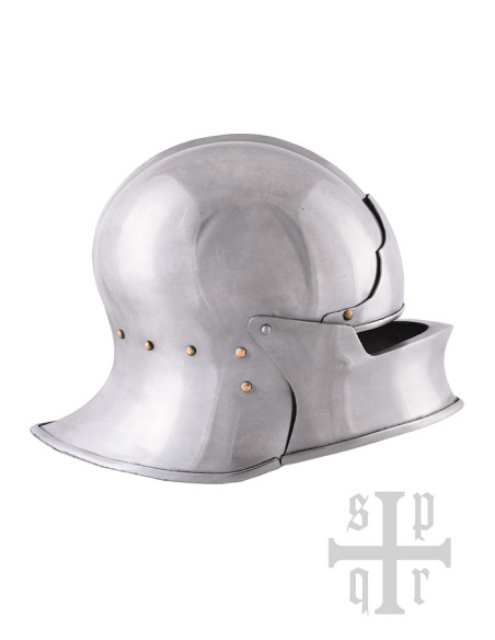 Sallet-type Gothic functional helmet,...