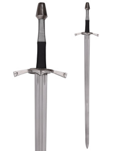 Medieval-Renaissance long sword with ring and sheath, S. XV