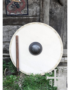 Viking round wooden shield to paint