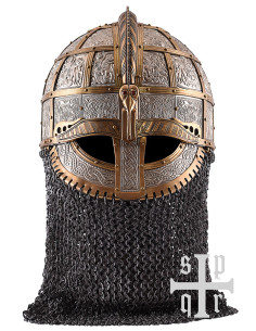 Decorated Viking helmet Valsgärde, Sweden S. VII