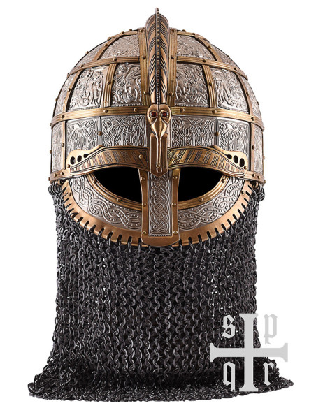 Decorated Viking helmet Valsgärde,...