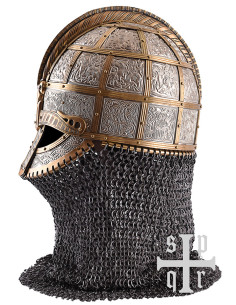 Decorated Viking helmet Valsgärde, Sweden S. VII 2