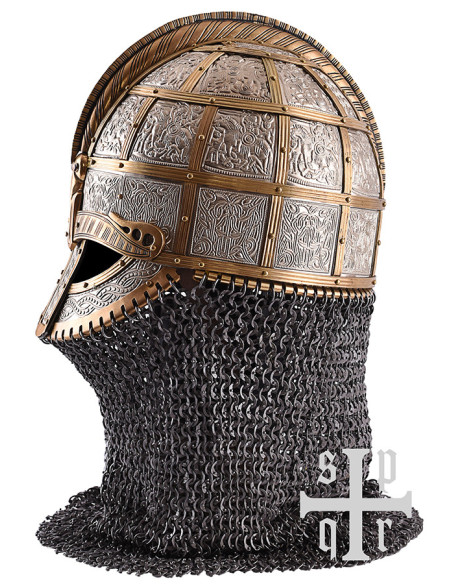 Decorated Viking helmet Valsgärde,...