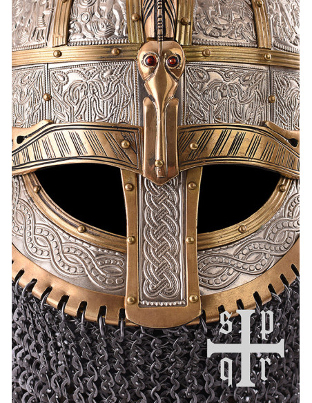 Decorated Viking helmet Valsgärde,...