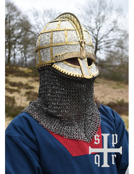 Decorated Viking helmet Valsgärde,...