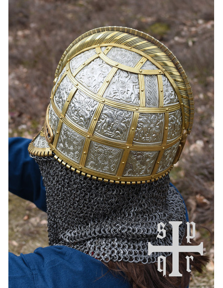 Decorated Viking helmet Valsgärde,...