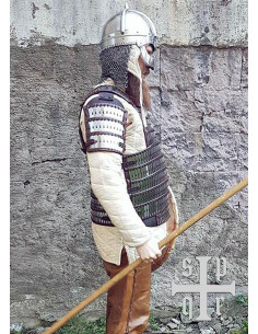 Brigantine armor type Birka, leather and metal 2