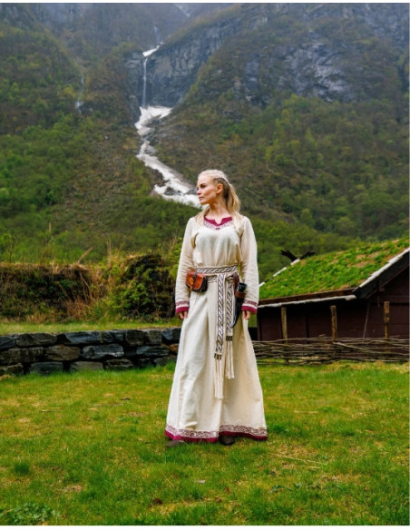 Viking dress model Lagertha, bicolor...
