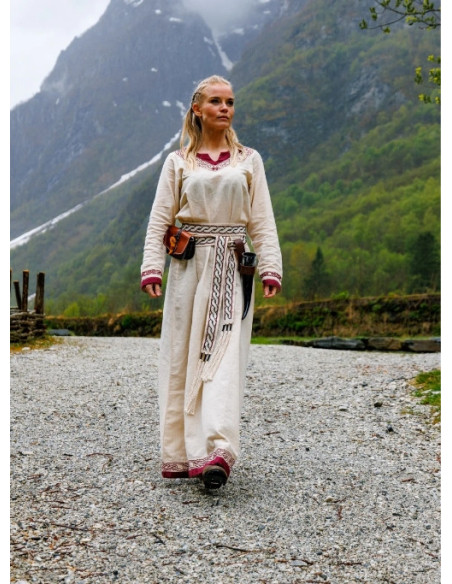 Viking dress model Lagertha, bicolor...