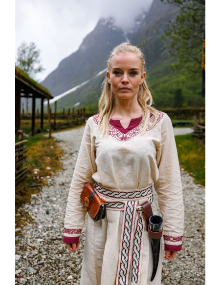 Viking dress model Lagertha, bicolor...