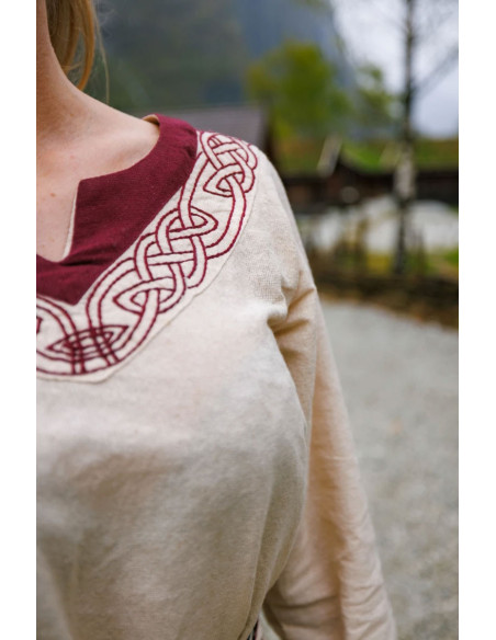 Viking dress model Lagertha, bicolor...