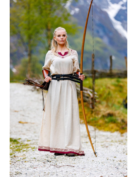 Viking dress model Lagertha, bicolor...