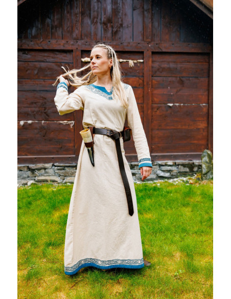 Viking dress model Lagertha, bicolor...