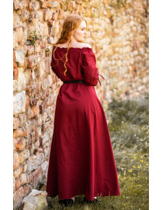 Karen medieval dress, red 2