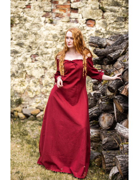 Karen medieval dress, red