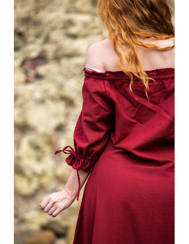 Off the shoulder medieval dress best sale