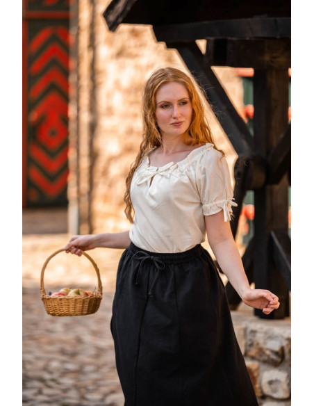 Medieval blouse with ties model...