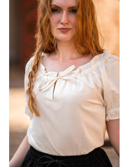 Medieval blouse with ties model...