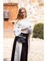 Classic medieval blouse Emma model, natural white color