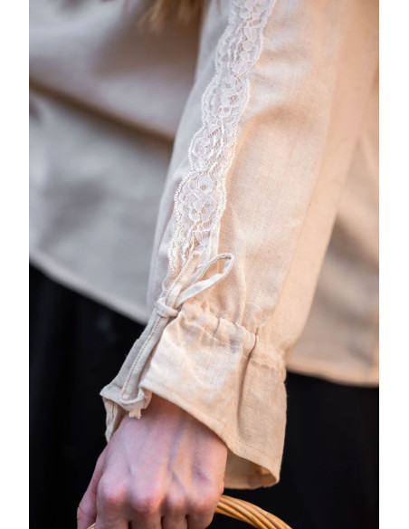 Medieval women's blouse Bettina, hemp Medieval women's blouse Bettina, hemp