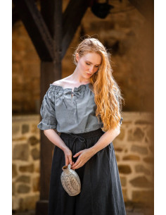 Verena medieval blouse, short sleeve