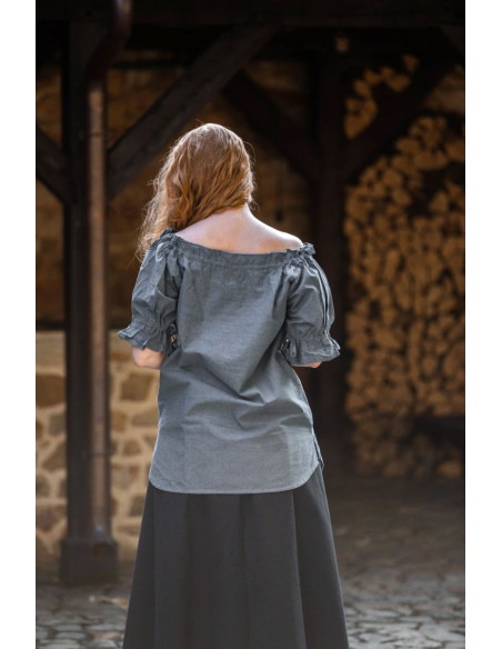 Verena medieval blouse, short sleeve