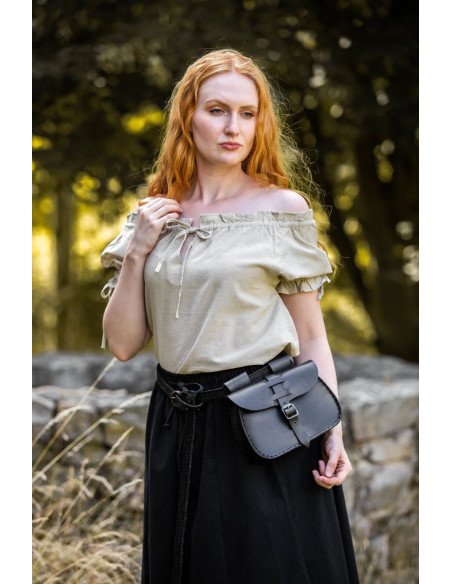 Medieval blouse with ties model...