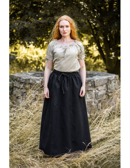 Medieval blouse with ties model...