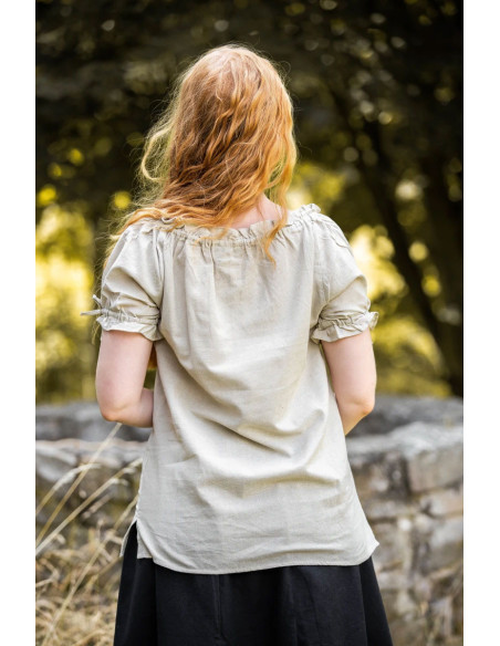 Medieval blouse with ties model...