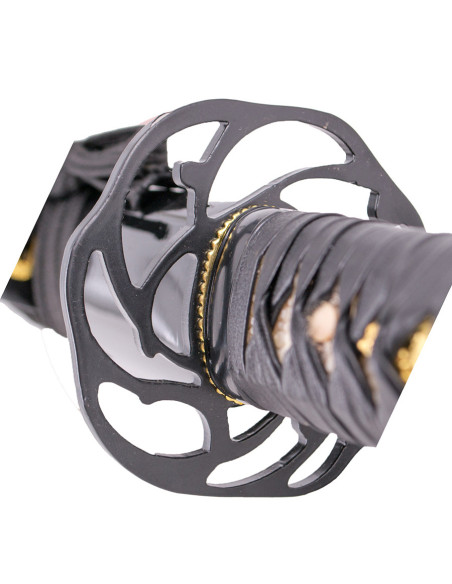 Functional katana with Damasco steel...