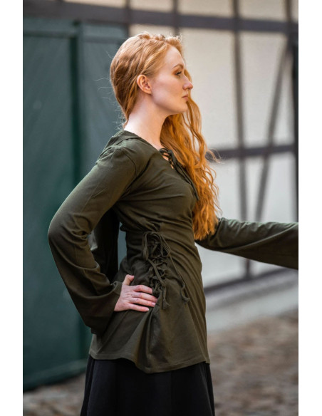 Medieval blouse Lea with laces Medieval blouse Lea with laces