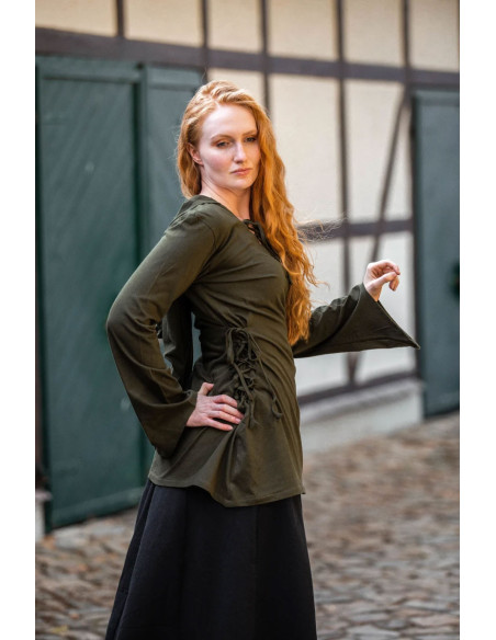 Medieval blouse Lea with laces Medieval blouse Lea with laces