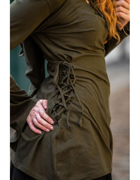 Medieval blouse Lea with laces Medieval blouse Lea with laces