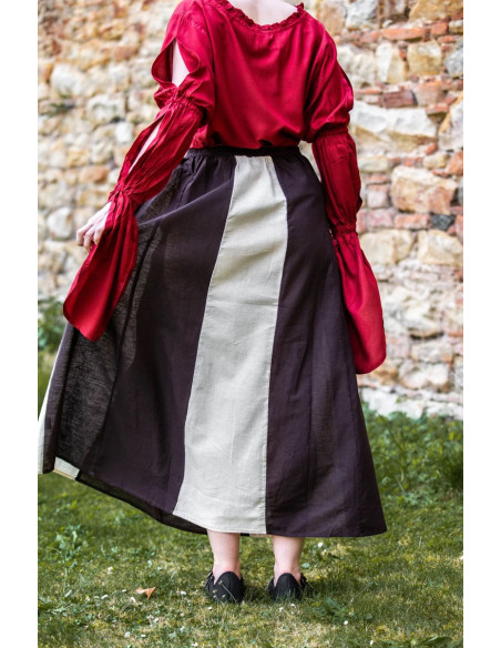 Medieval skirt Diana model, natural...