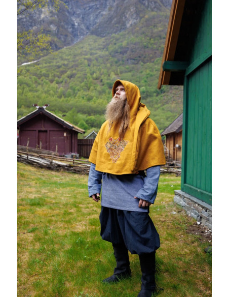 Viking Gugel in Lana Bjomolf Mustard... Viking Gugel in Lana Bjomolf Mustard...