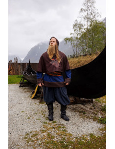 Viking Gugel in Brown Bjomolf Wool