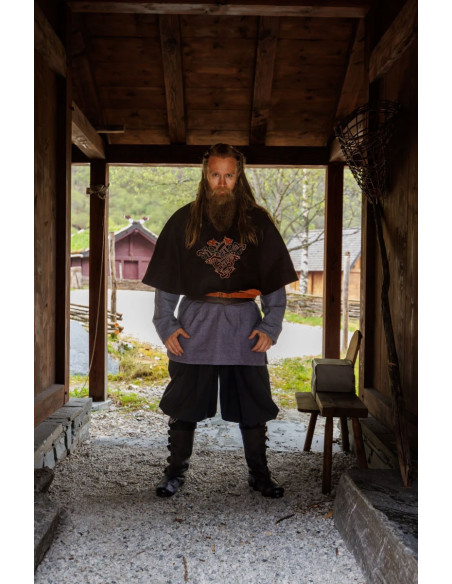 Viking Gugel in Brown Bjomolf Wool