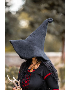 Glinda model witch hat, black color