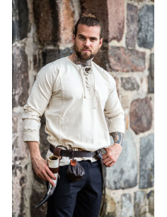 Peasant shirt with ties 2