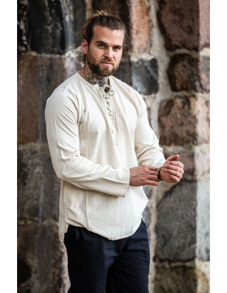 Peasant shirt with ties