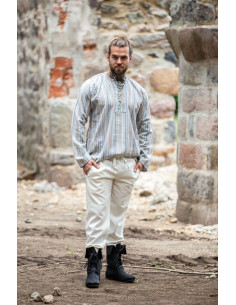 Peasant shirt with ties model Felix