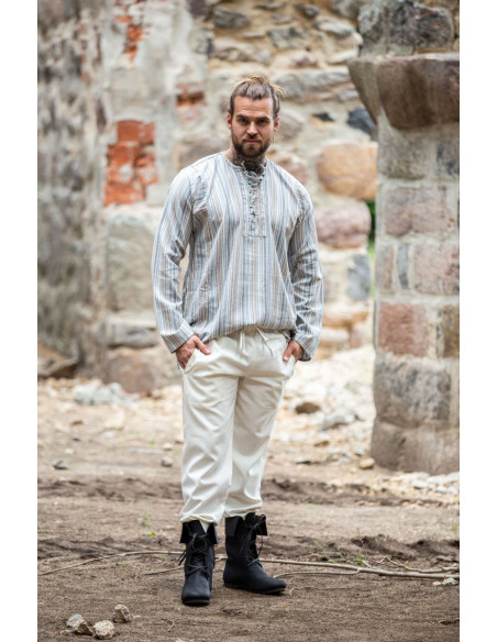 Peasant shirt with ties model Felix Peasant shirt with ties model Felix