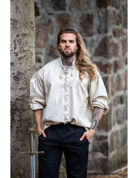 Medieval shirt with ties Dagwin...