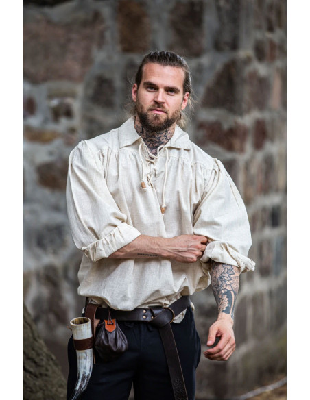 Artur pirate shirt with laces,...