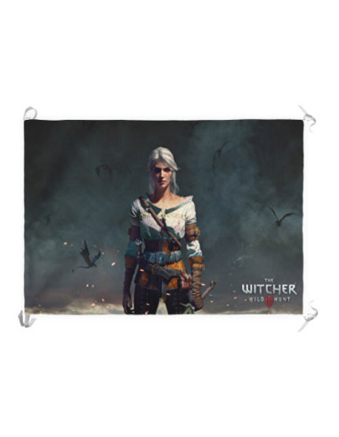 Banner-Flag Ciri, The Witcher III Wildhunt (70x100 cms.)
 Material-Satin