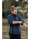 Medieval shirt laces model Ansbert, blue color