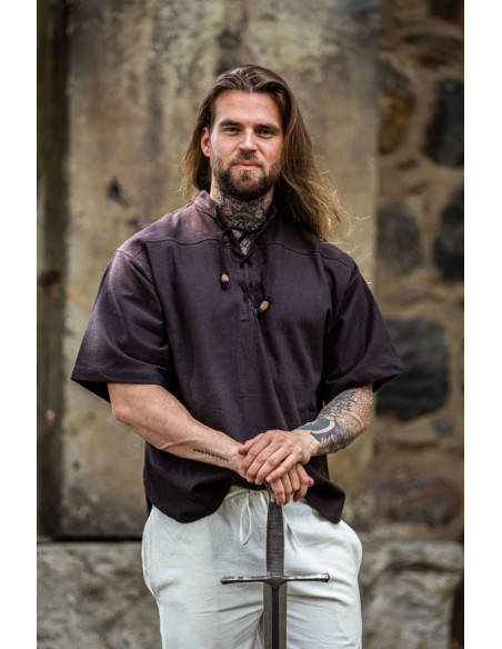 Medieval short-sleeved shirt with...