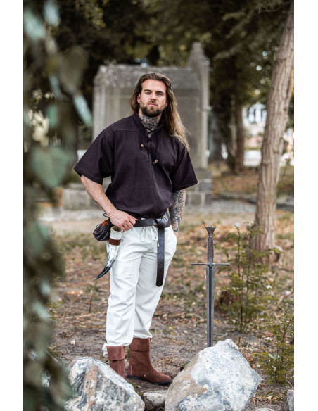 Medieval short-sleeved shirt with...