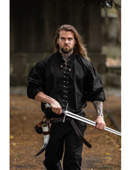 Medieval shirt with ties model...