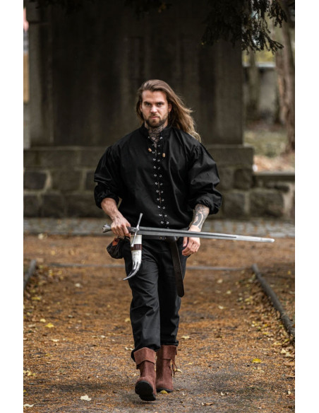 Medieval shirt with ties model...